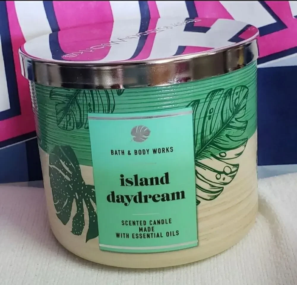 BBW Island Day Dream Large 3 Wick Candle Home Fragrance Decor